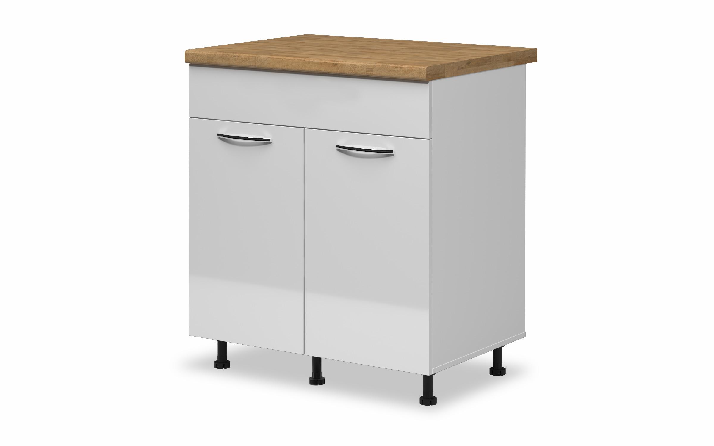 Kitchen cabinet Dakota 52, white gloss  1